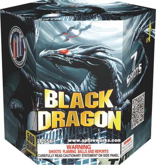 Black Dragon Supreme Fireworks 500g cake