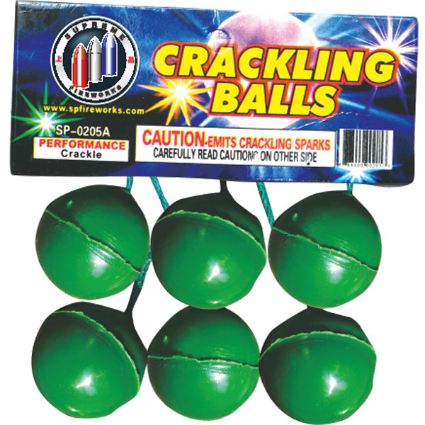Crackling Balls 6 pack