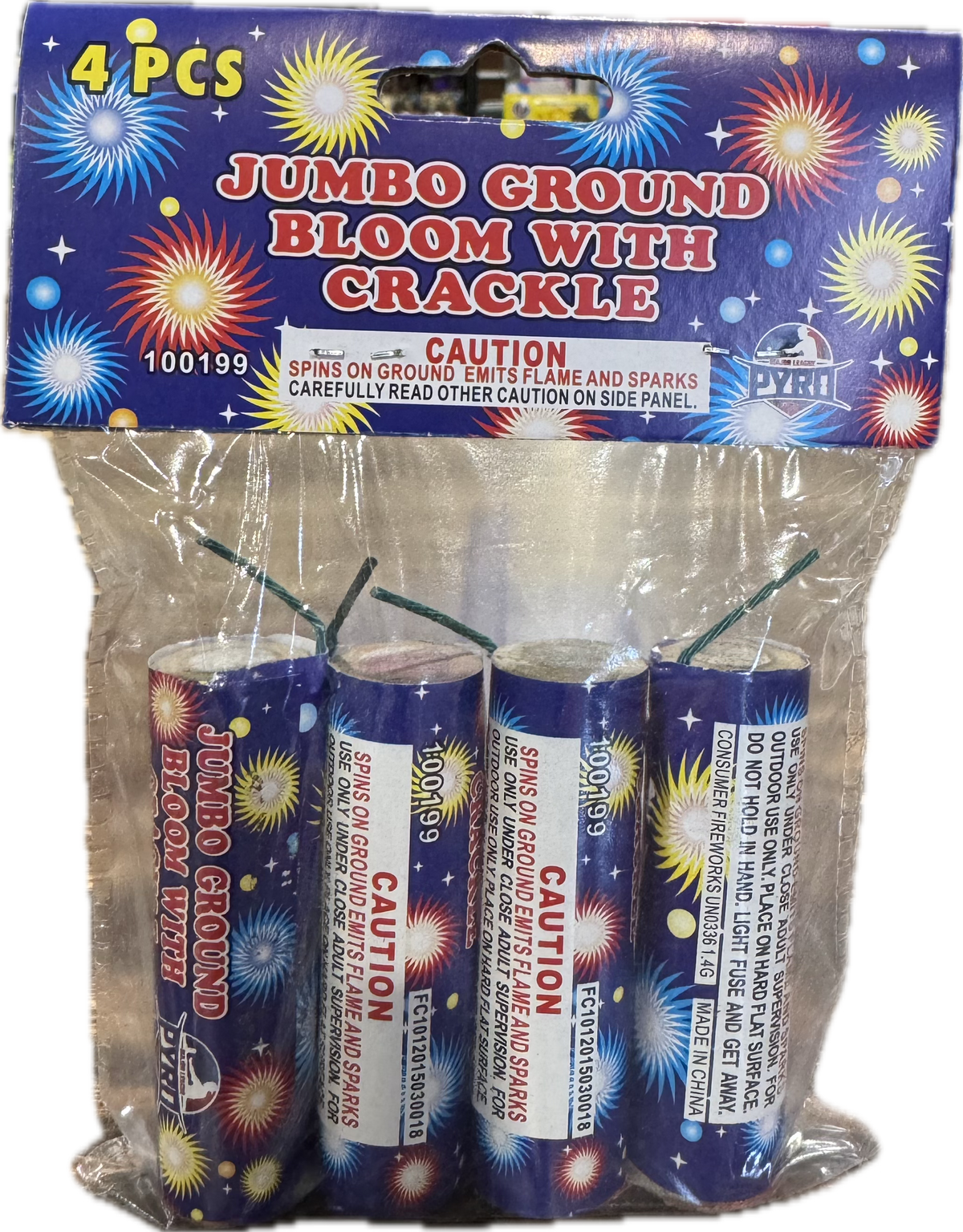 Jumbo Ground Bloom With Crackle