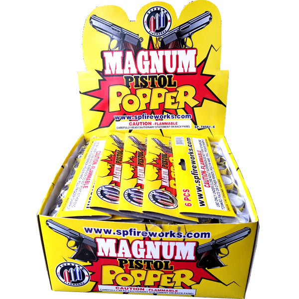 MAGNUM PISTOL POPPER 6 PACK