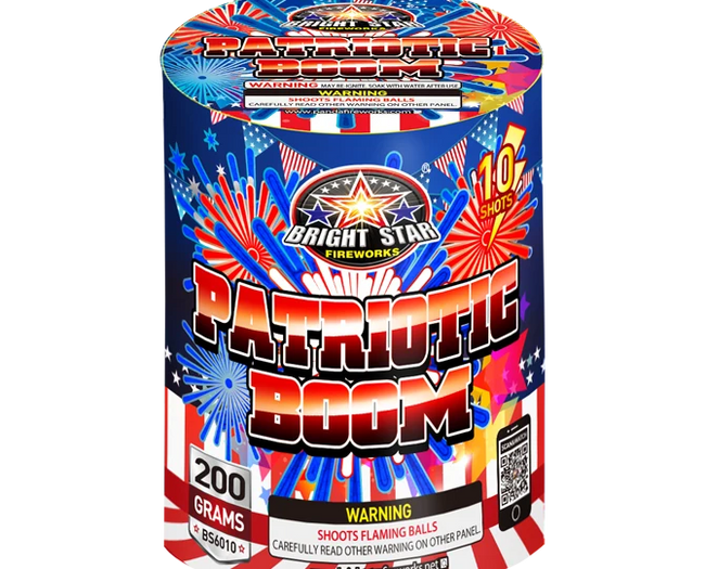 Patriotic Boom 10 Shots